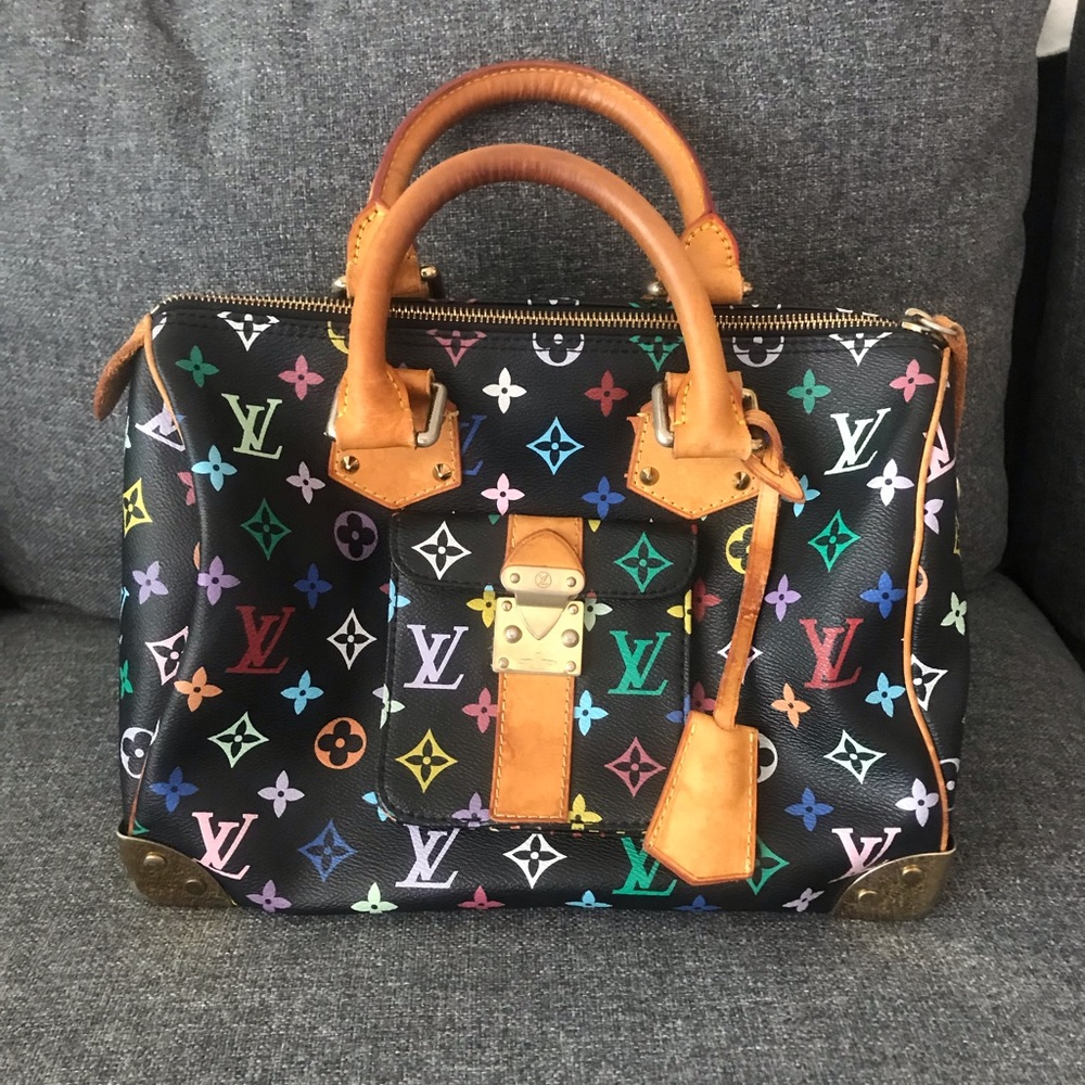 LV multicolored speedy30